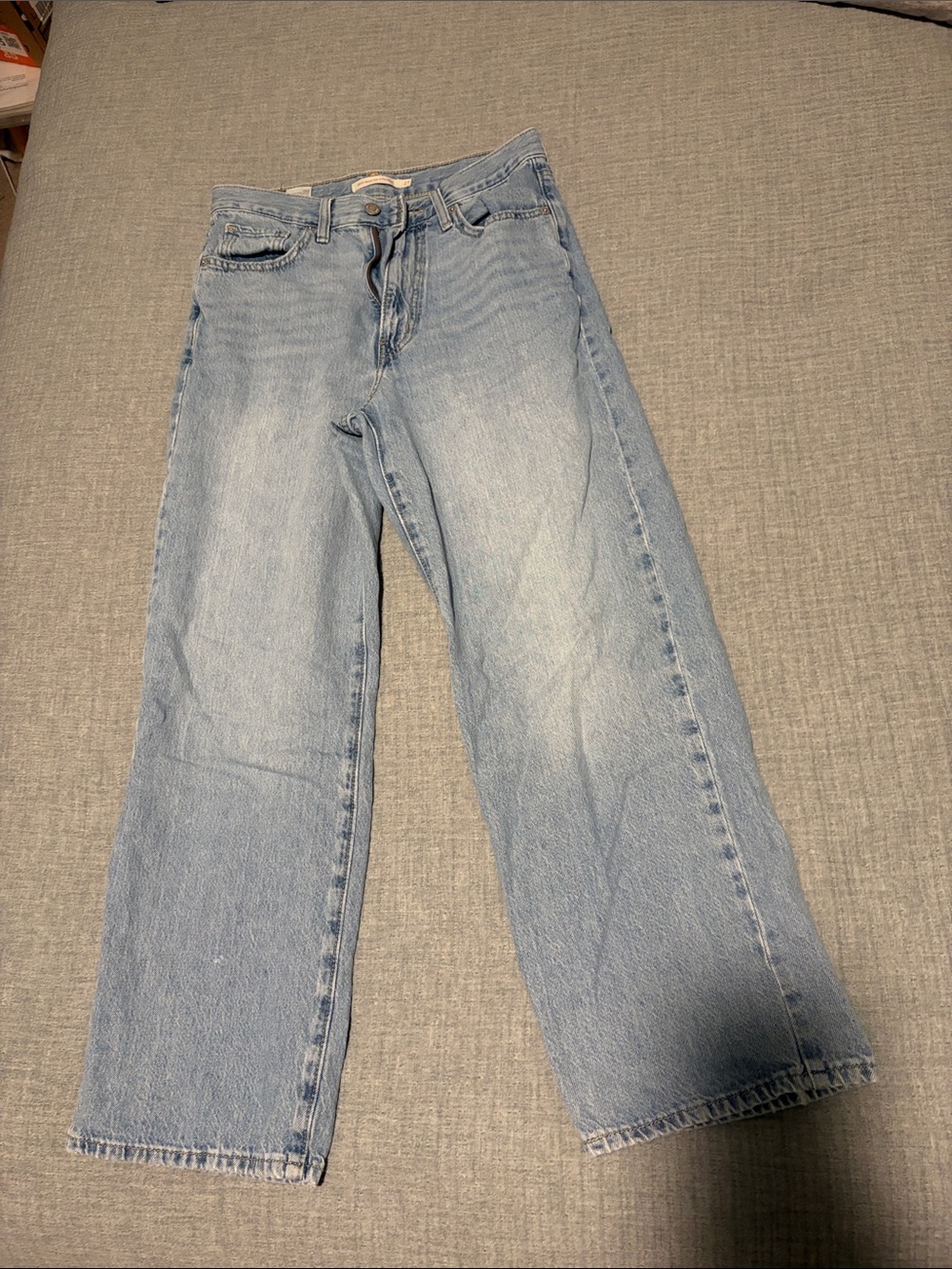 Levi's Light Blue Relaxed Straight Jeans